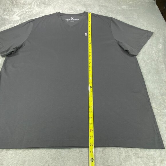 Psycho Bunny T Shirt Mens 3XL Gray 100% Pima Cotton Classic Embroidered Logo - Picture 3 of 9